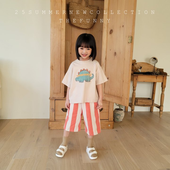The Funny - Korean Children Fashion - #stylishchildhood - Dino Family Tee - 2