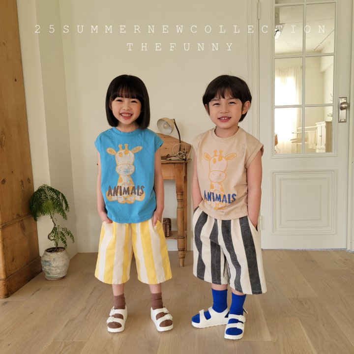 The Funny - Korean Children Fashion - #stylishchildhood - Giraffe Sleeveless