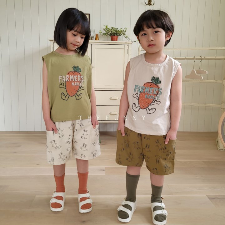 The Funny - Korean Children Fashion - #stylishchildhood - Carrot Sleeveless - 5