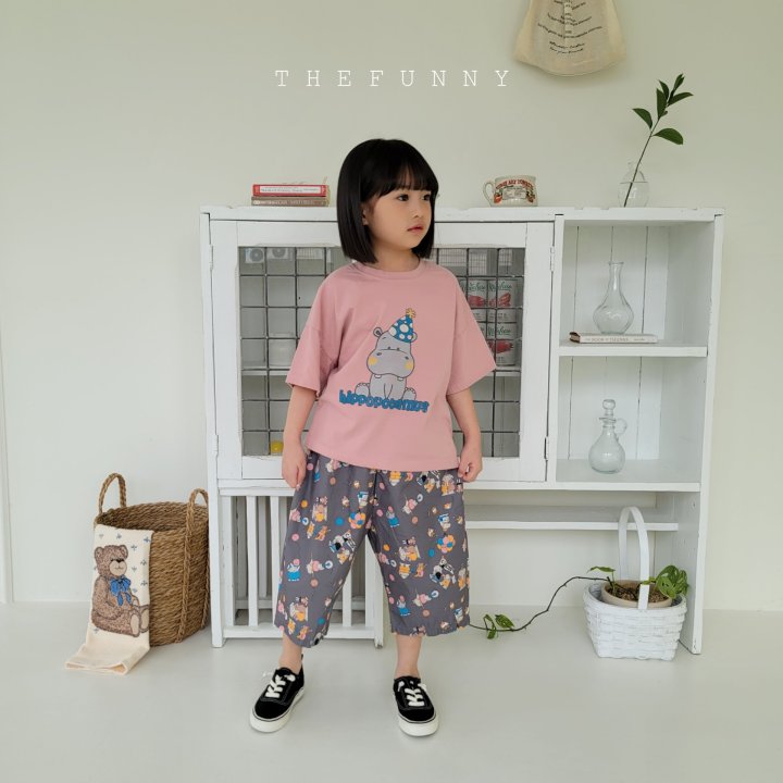 The Funny - Korean Children Fashion - #todddlerfashion - Hippo Tee - 8