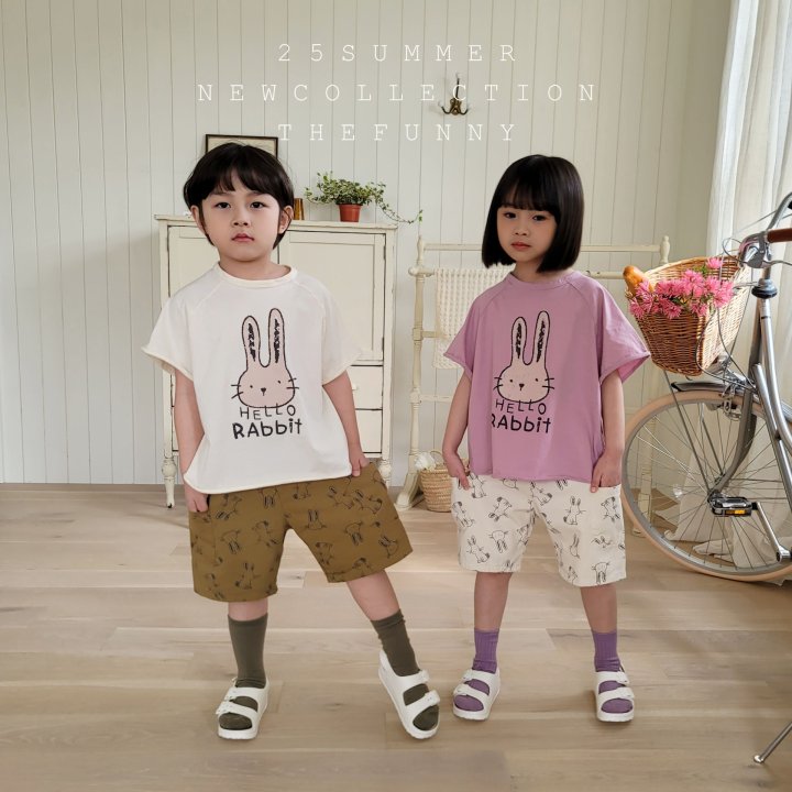 The Funny - Korean Children Fashion - #todddlerfashion - Hello Rabbit Tee - 2