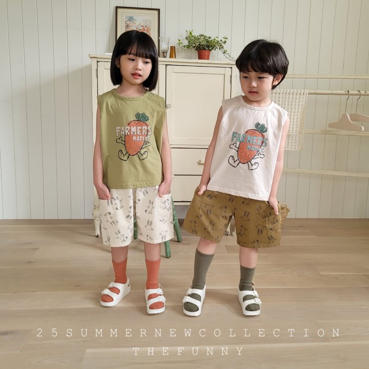 The Funny - Korean Children Fashion - #todddlerfashion - Carrot Sleeveless - 4