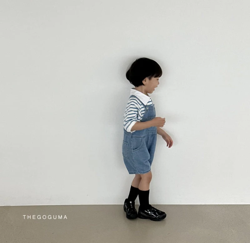 Thegoguma - Korean Children Fashion - #childofig - High Stripe Collar Tee - 10