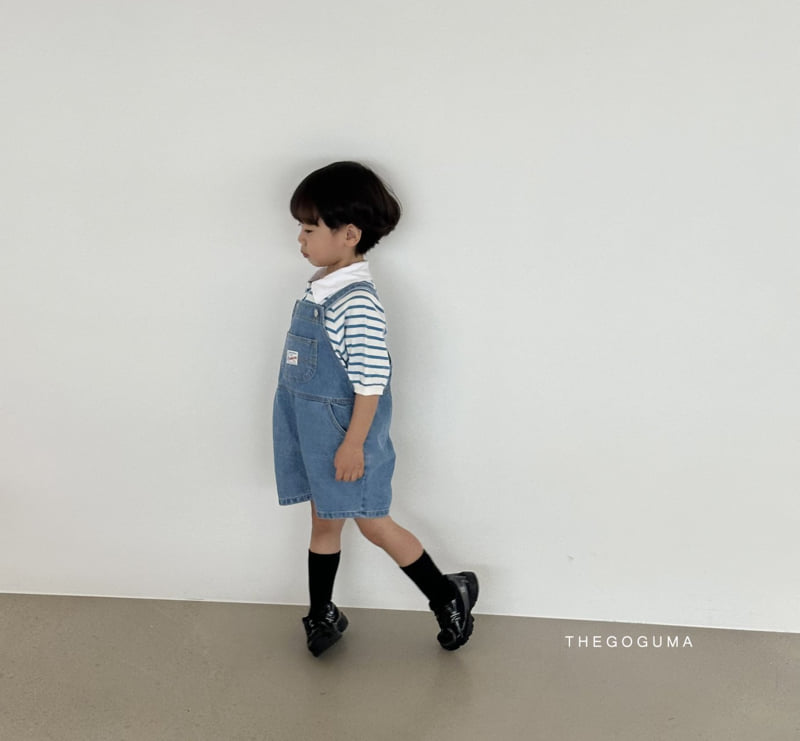 Thegoguma - Korean Children Fashion - #childrensboutique - High Stripe Collar Tee - 11