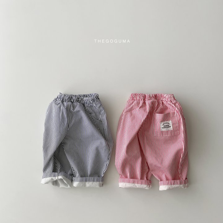 Thegoguma - Korean Children Fashion - #childrensboutique - Striped Pants