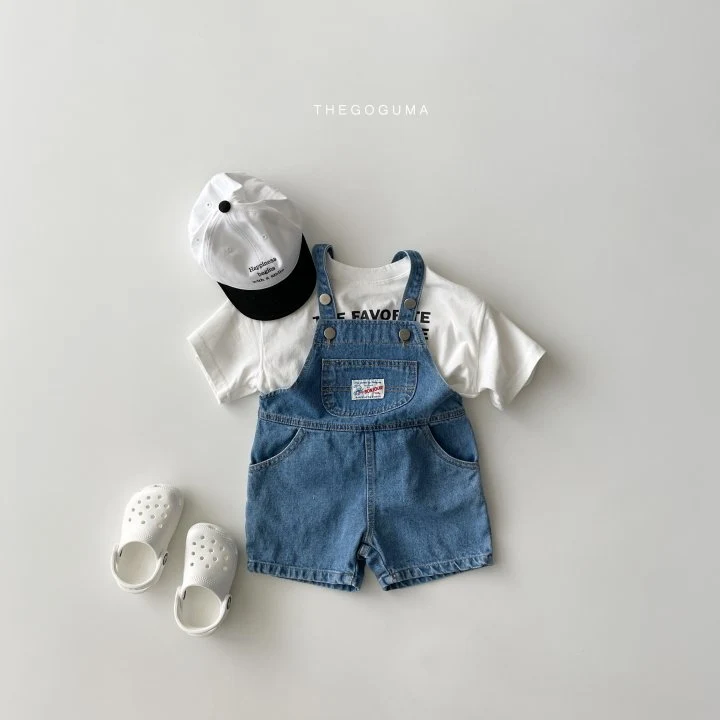 Thegoguma - Korean Children Fashion - #designkidswear - Label Blue Pants - 3