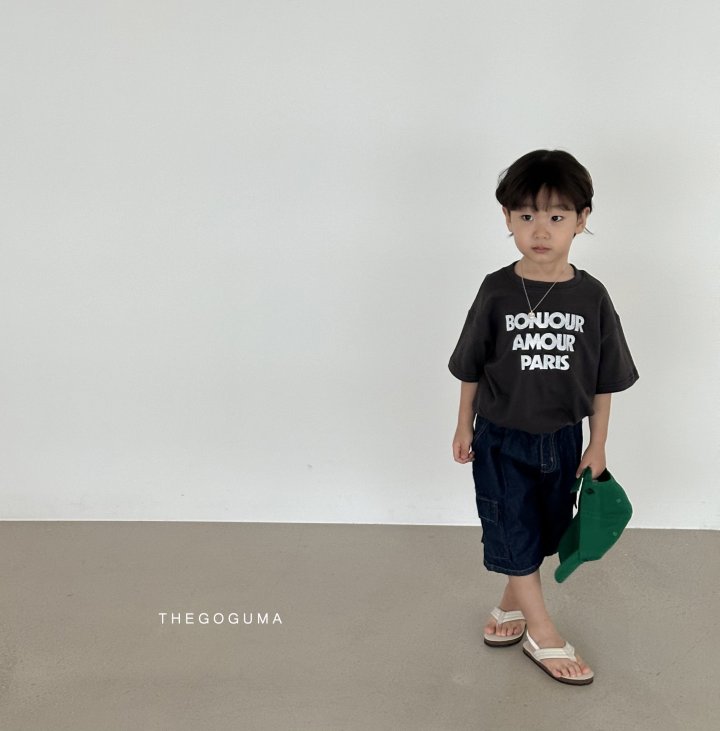 Thegoguma - Korean Children Fashion - #discoveringself - Half Blue Pants - 10