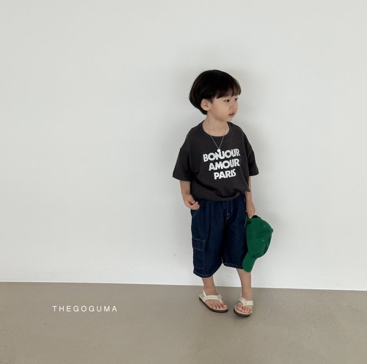 Thegoguma - Korean Children Fashion - #fashionkids - Half Blue Pants - 11