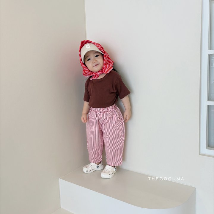 Thegoguma - Korean Children Fashion - #fashionkids - Roll Rib Span Tee - 7