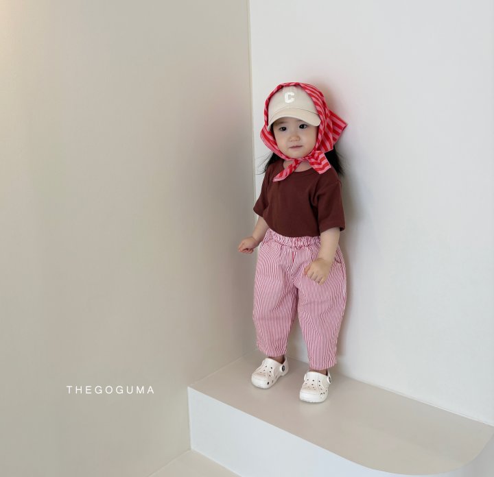 Thegoguma - Korean Children Fashion - #kidsshorts - Striped Pants - 5