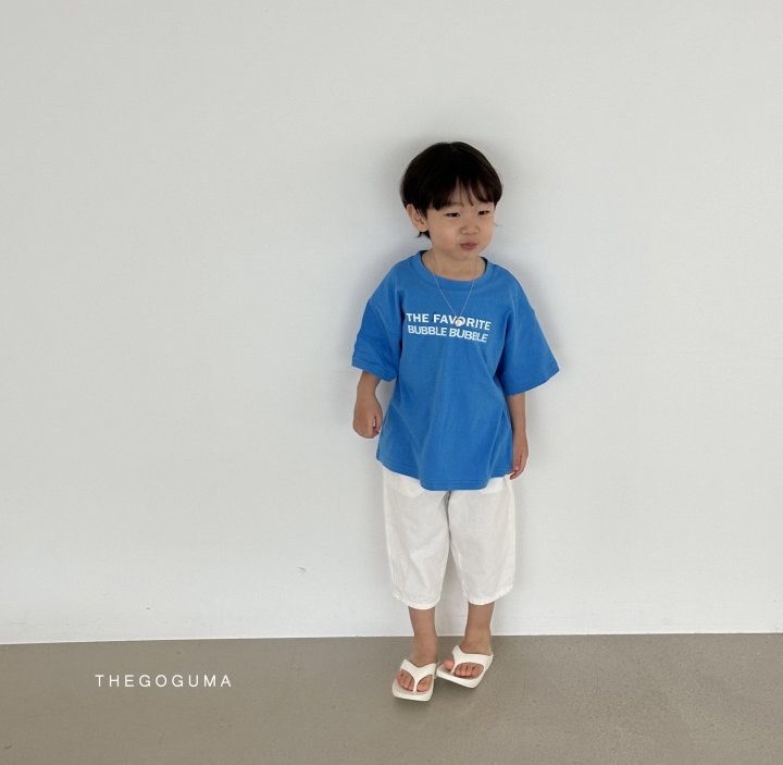Thegoguma - Korean Children Fashion - #kidsshorts - Linen Blue Out Pocket Pants - 10