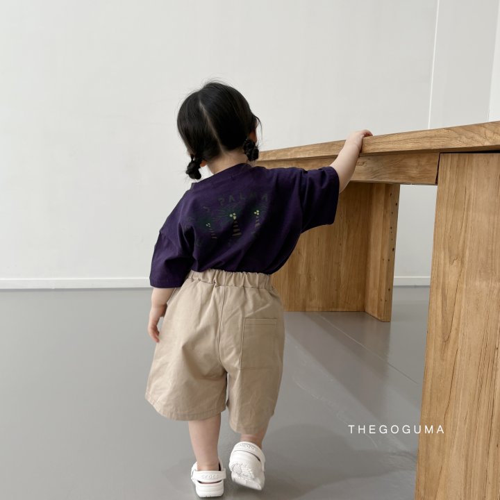 Thegoguma - Korean Children Fashion - #kidsshorts - Rico Palm Tree Tee - 9