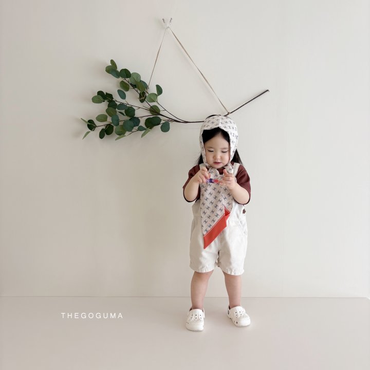 Thegoguma - Korean Children Fashion - #kidsshorts - Label Blue Pants - 6