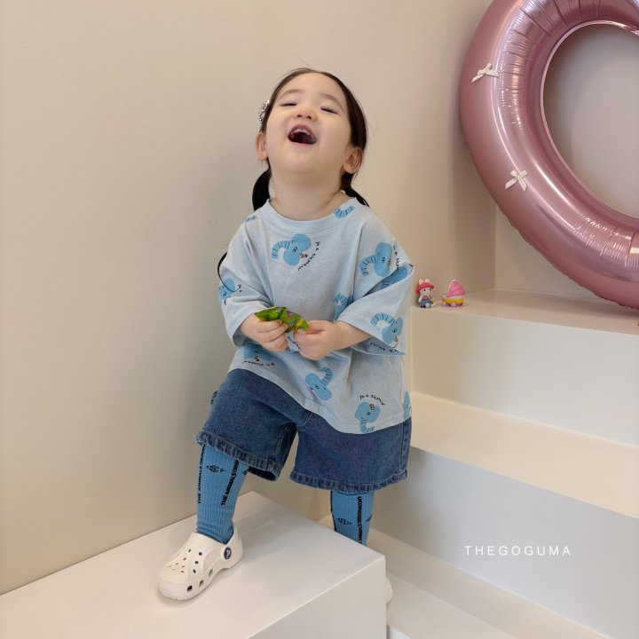 Thegoguma - Korean Children Fashion - #kidsstore - Wide Denim Pants - 10