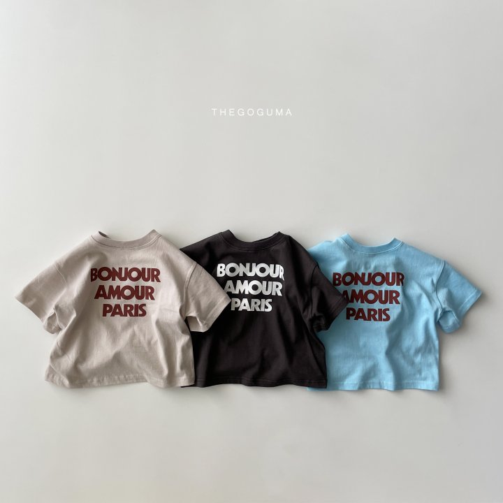 Thegoguma - Korean Children Fashion - #kidsstore - Bonjour Tee
