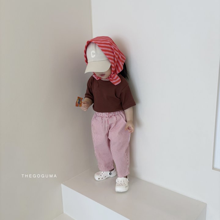 Thegoguma - Korean Children Fashion - #kidzfashiontrend - Striped Pants - 7