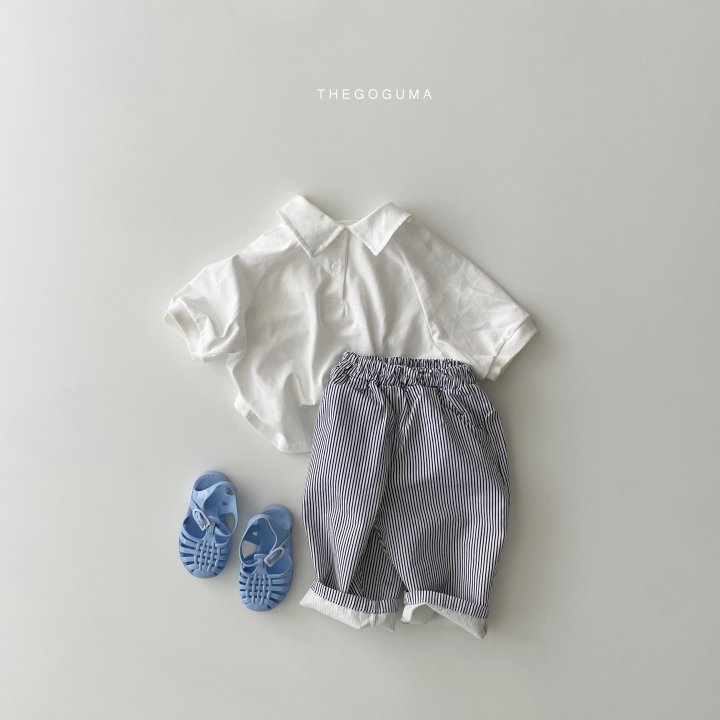 Thegoguma - Korean Children Fashion - #Kfashion4kids - High Plain Collar Tee - 4