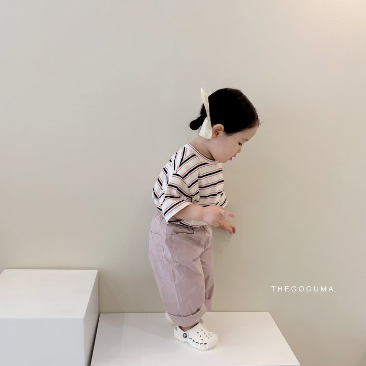Thegoguma - Korean Children Fashion - #littlefashionista - Stella Stripe Tee - 6