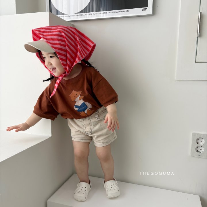 Thegoguma - Korean Children Fashion - #littlefashionista - Duck Reading Tee - 8