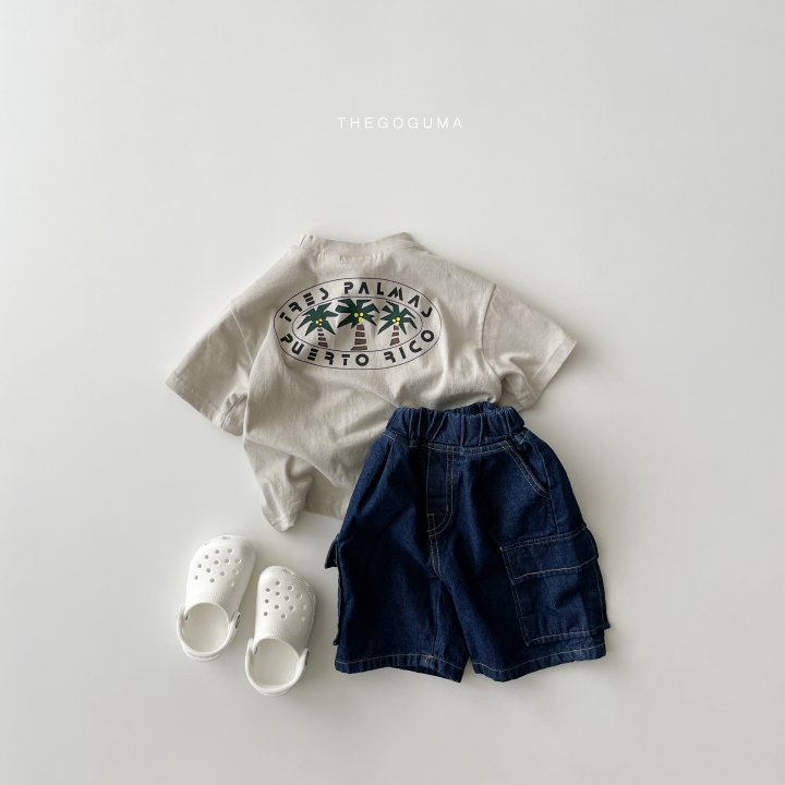 Thegoguma - Korean Children Fashion - #magicofchildhood - Half Blue Pants - 3