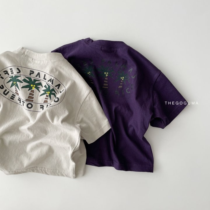Thegoguma - Korean Children Fashion - #minifashionista - Rico Palm Tree Tee