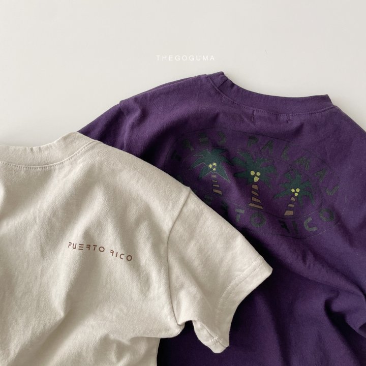 Thegoguma - Korean Children Fashion - #prettylittlegirls - Rico Palm Tree Tee - 2