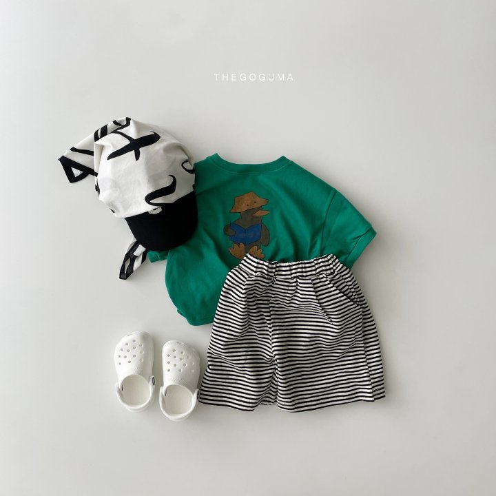 Thegoguma - Korean Children Fashion - #todddlerfashion - Jerry Stripe Pants - 2