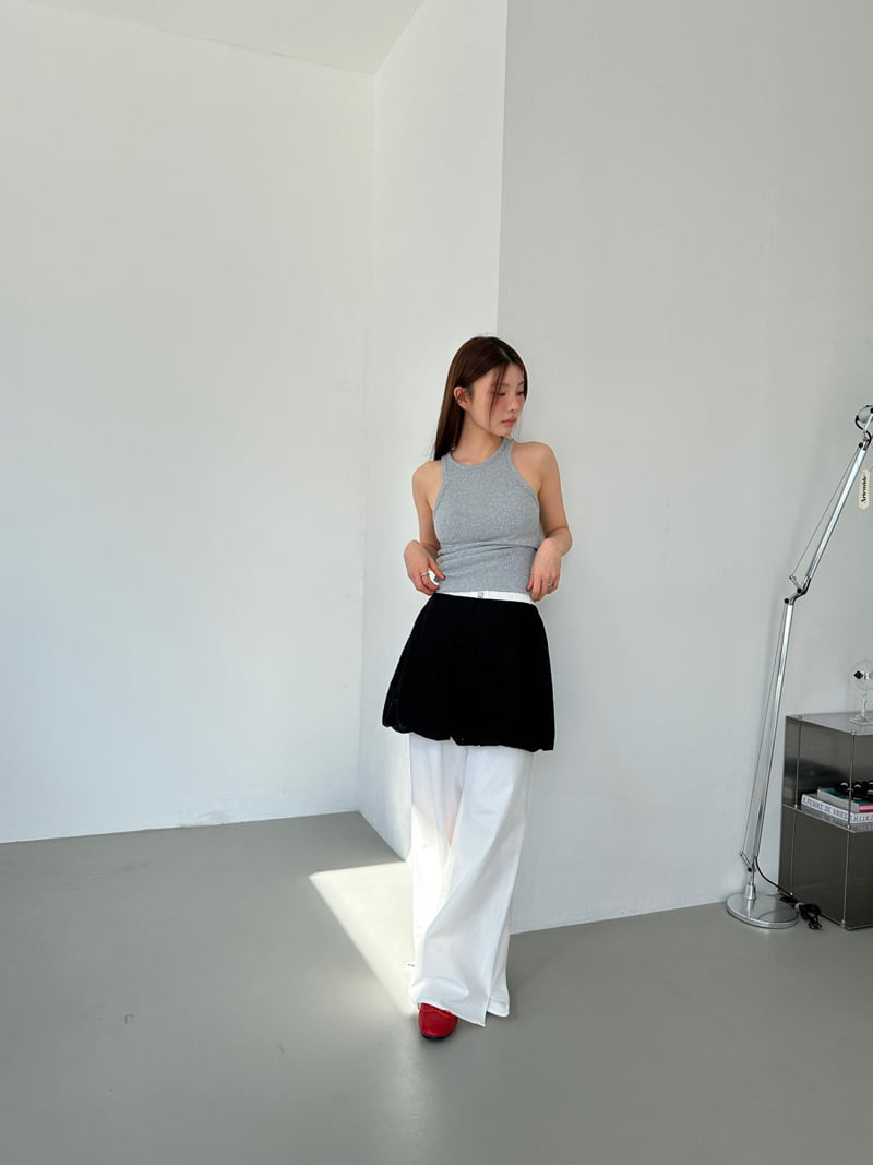 Unbound - Korean Women Fashion - #momslook - Mild Sleeveless Tee - 6