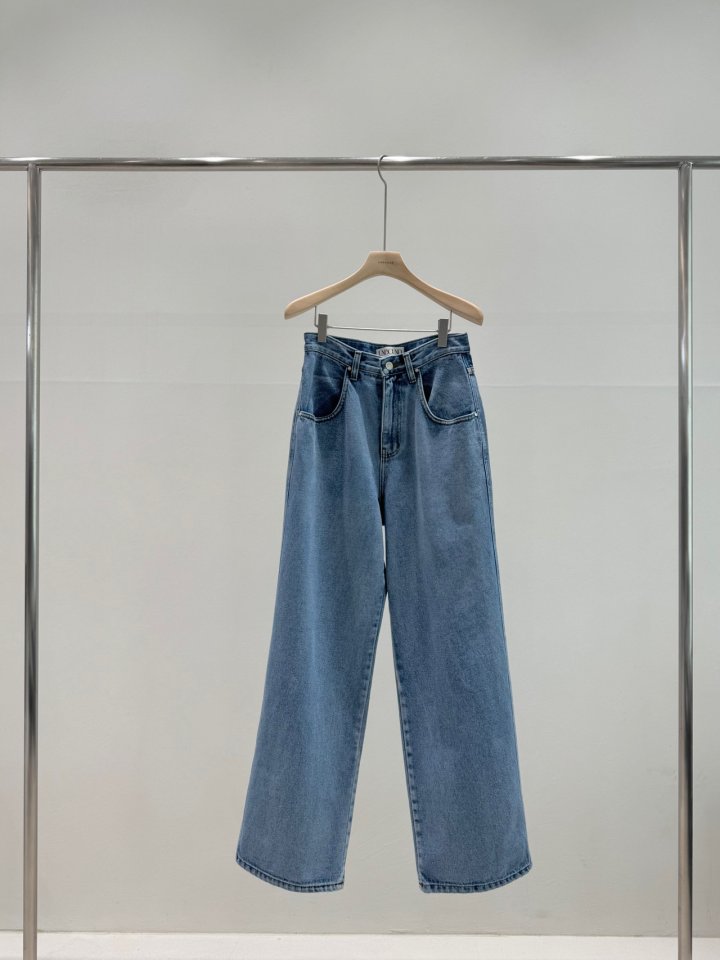 Unbound - Korean Women Fashion - #momslook - All Brush Denim Pants