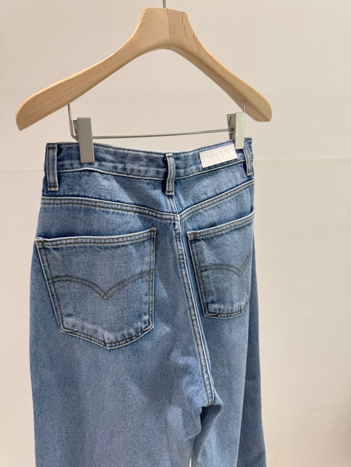 Unbound - Korean Women Fashion - #momslook - All Brush Denim Pants - 3
