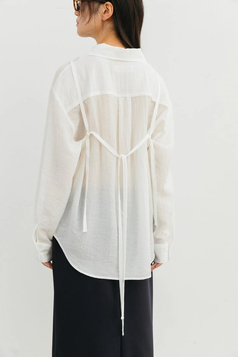 Unbound - Korean Women Fashion - #momslook - Frin Bustier Shirt - 7