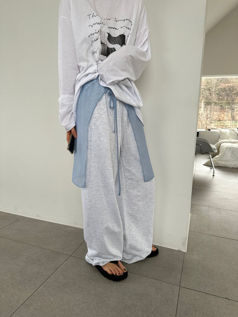 Unbound - Korean Women Fashion - #womensfashion - Stripe Layered Skirt - 4