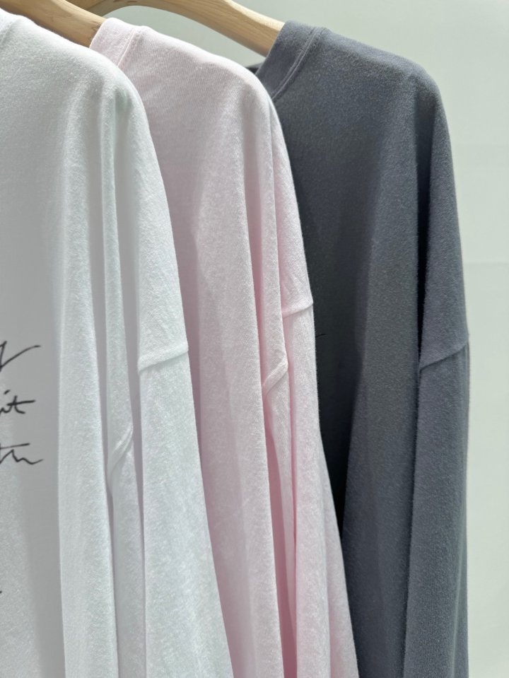 Unbound - Korean Women Fashion - #momslook - Letter Tee - 3