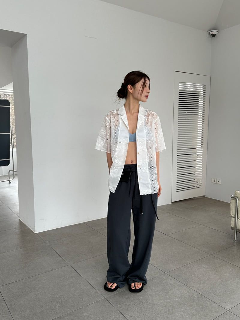Unbound - Korean Women Fashion - #womensfashion - Leaf Shirt - 4