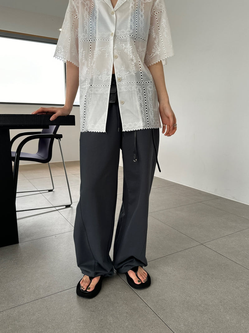 Unbound - Korean Women Fashion - #momslook - Leaf Shirt - 6