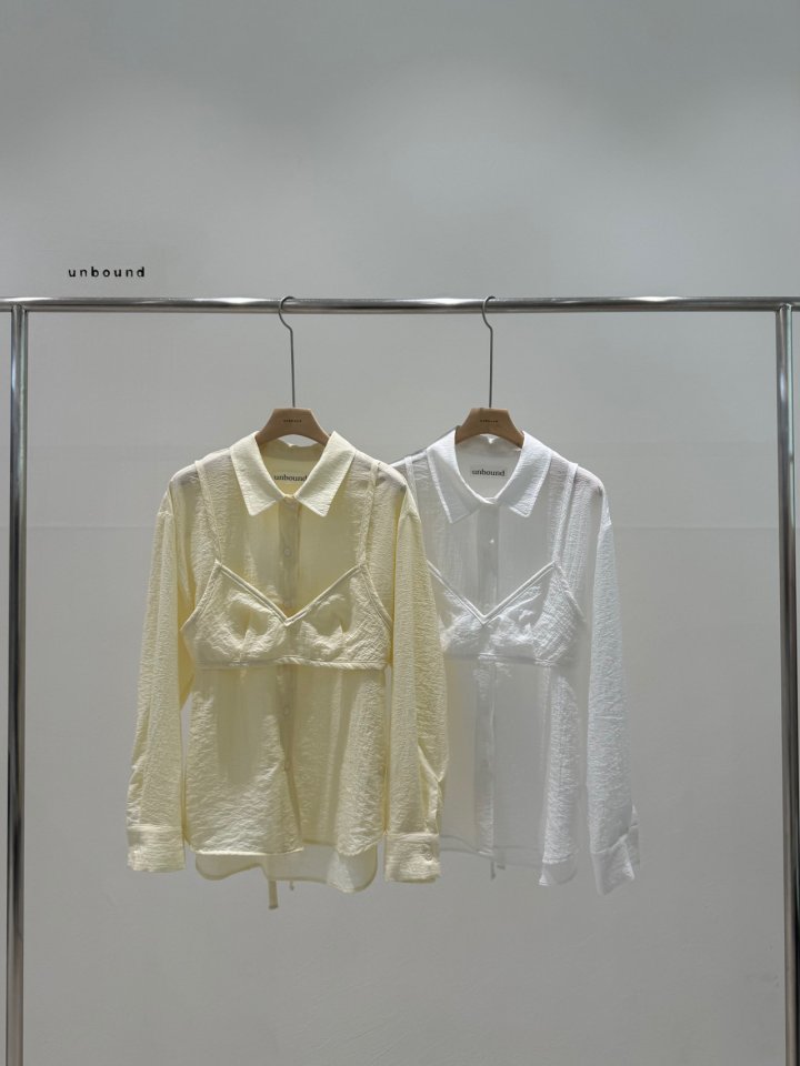 Unbound - Korean Women Fashion - #romanticstyle - Frin Bustier Shirt