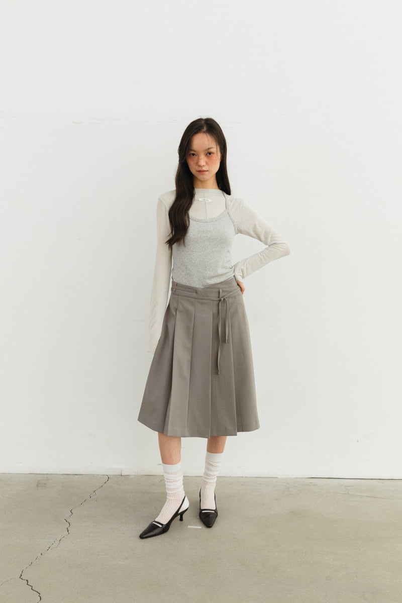 Unbound - Korean Women Fashion - #shopsmall - Pleats Wrap Skirt - 5