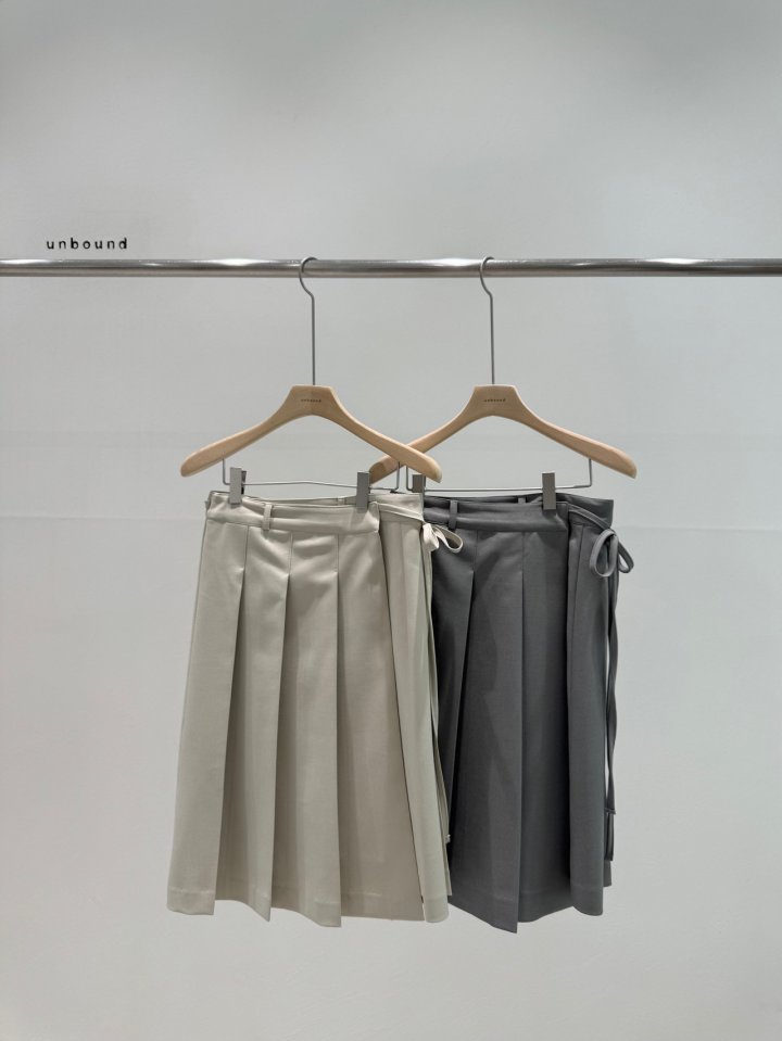 Unbound - Korean Women Fashion - #vintagekidsstyle - Pleats Wrap Skirt