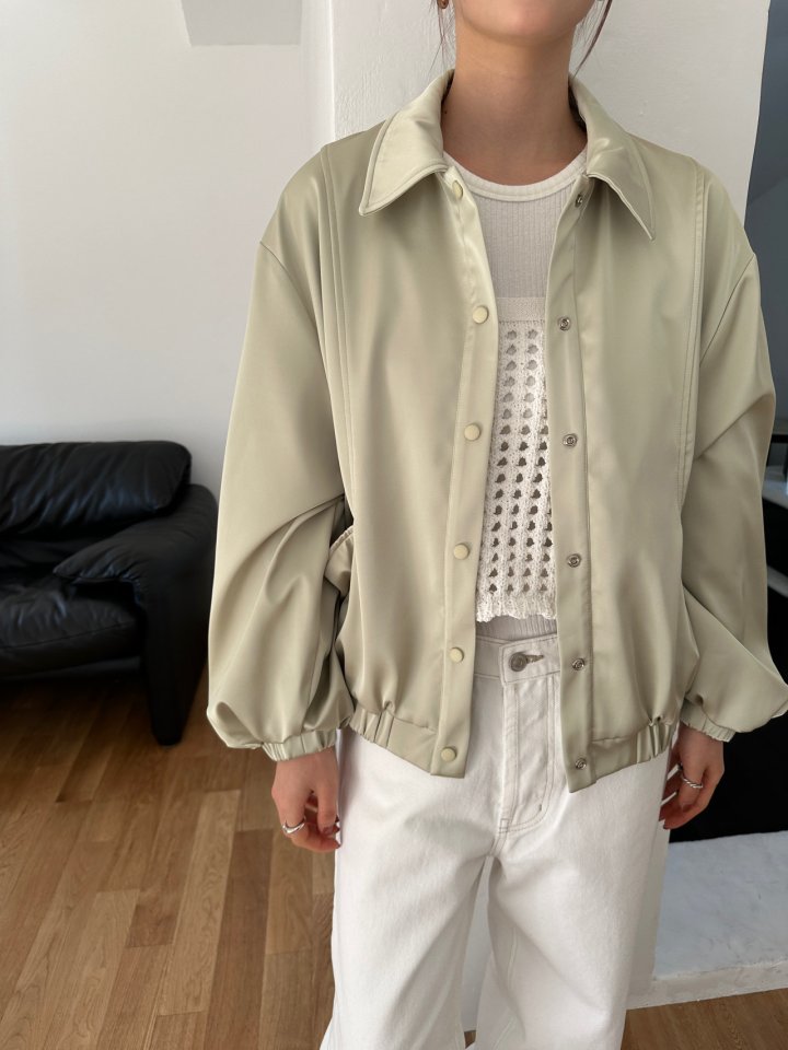 Unbound - Korean Women Fashion - #womensfashion - Satin Jumper - 7