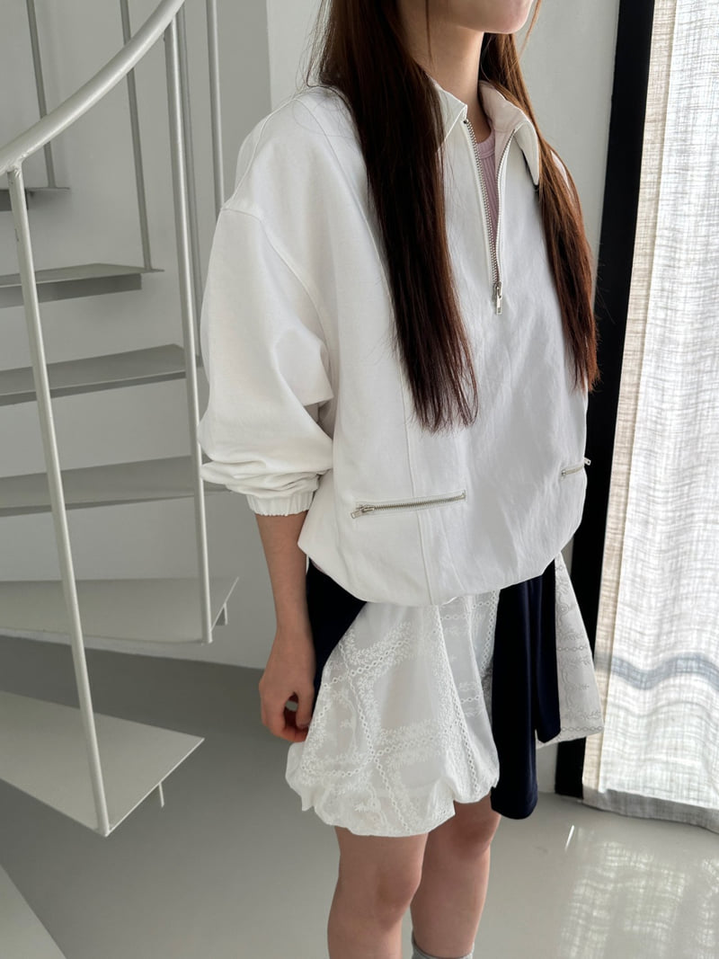 Unbound - Korean Women Fashion - #womensfashion - Standard Zip-up Anorak - 5