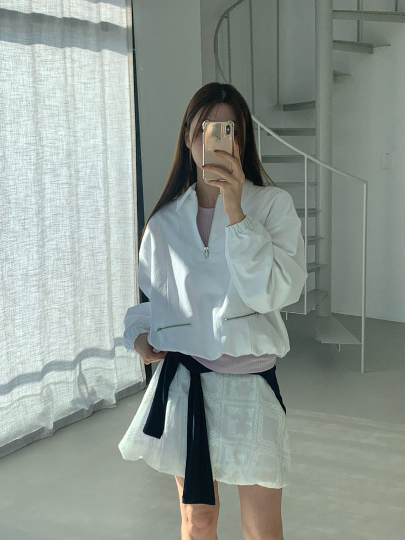 Unbound - Korean Women Fashion - #womensfashion - Standard Zip-up Anorak - 9