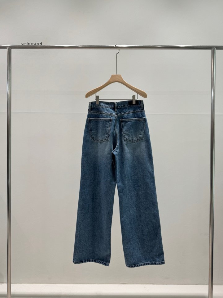 Unbound - Korean Women Fashion - #womensfashion - Button Denim Pants - 2