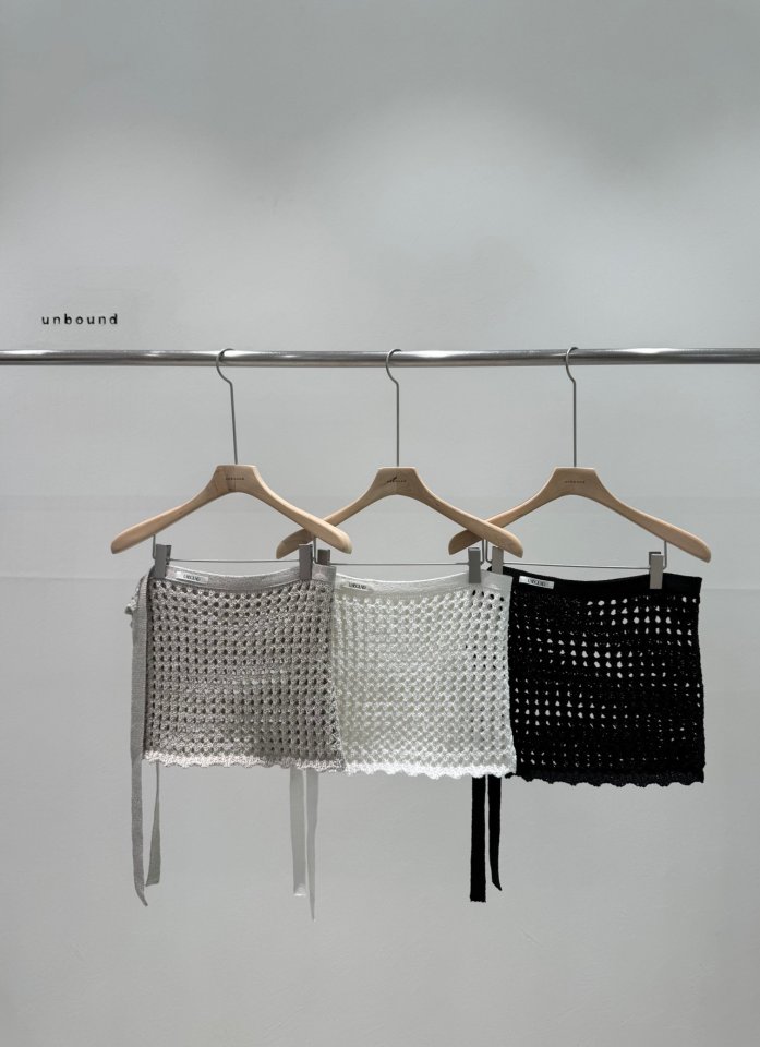 Unbound - Korean Women Fashion - #womensfashion - Scaci Wrap Knit Skirt
