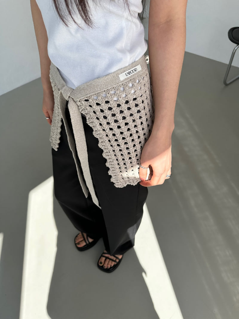 Unbound - Korean Women Fashion - #womensfashion - Scaci Wrap Knit Skirt - 7