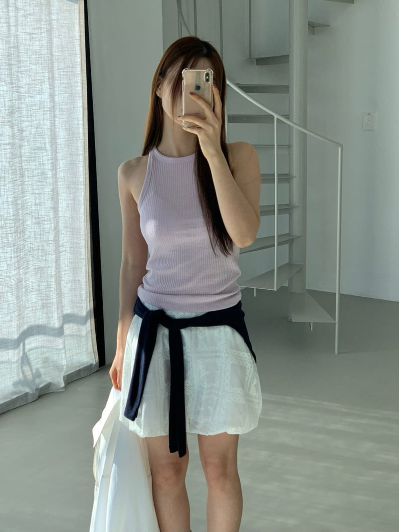 Unbound - Korean Women Fashion - #momslook - Mild Sleeveless Tee - 4