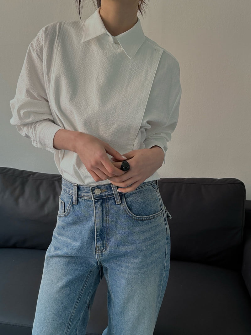 Unbound - Korean Women Fashion - #womensfashion - Back Pocket Denim Pants - 12