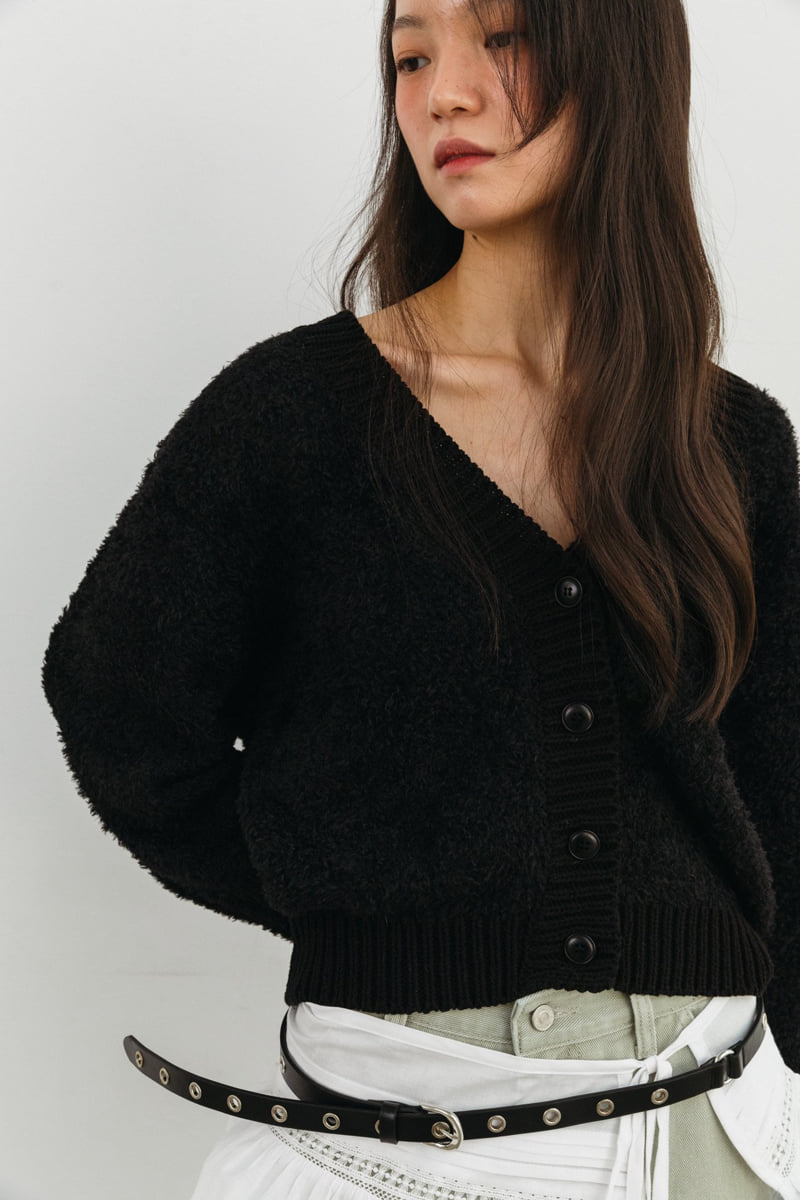 Unbound - Korean Women Fashion - #womensfashion - Curl Wing Cardigan - 5