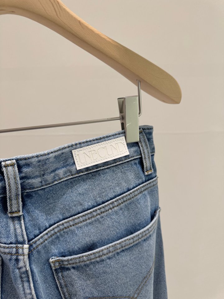 Unbound - Korean Women Fashion - #momslook - All Brush Denim Pants - 4