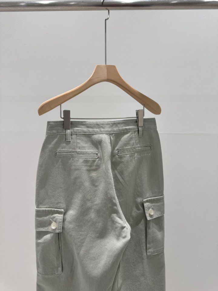 Unbound - Korean Women Fashion - #womensfashion - Dying Cargo Denim Pant - 5