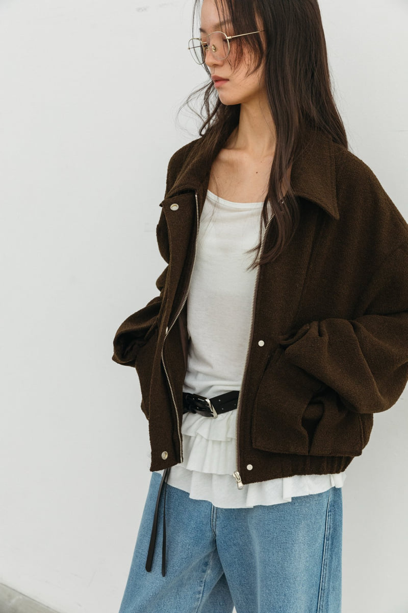 Unbound - Korean Women Fashion - #womensfashion - Blanc Blouson - 6